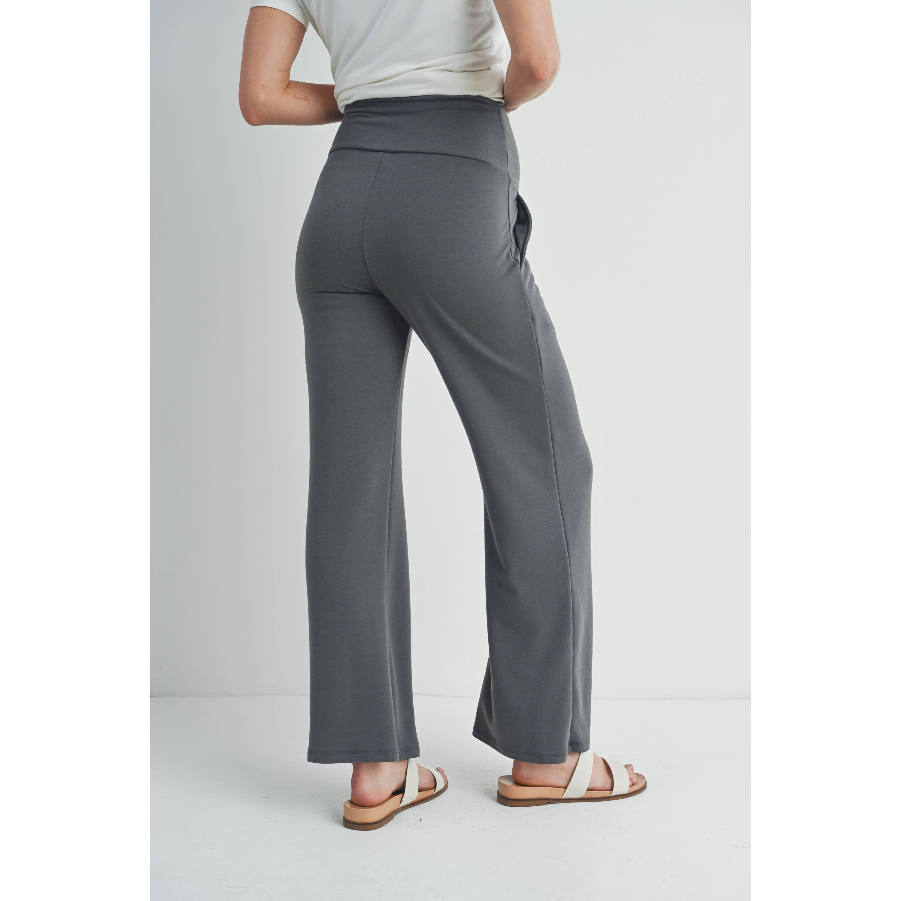 Straight Leg Maternity Terry Lounge Pants
