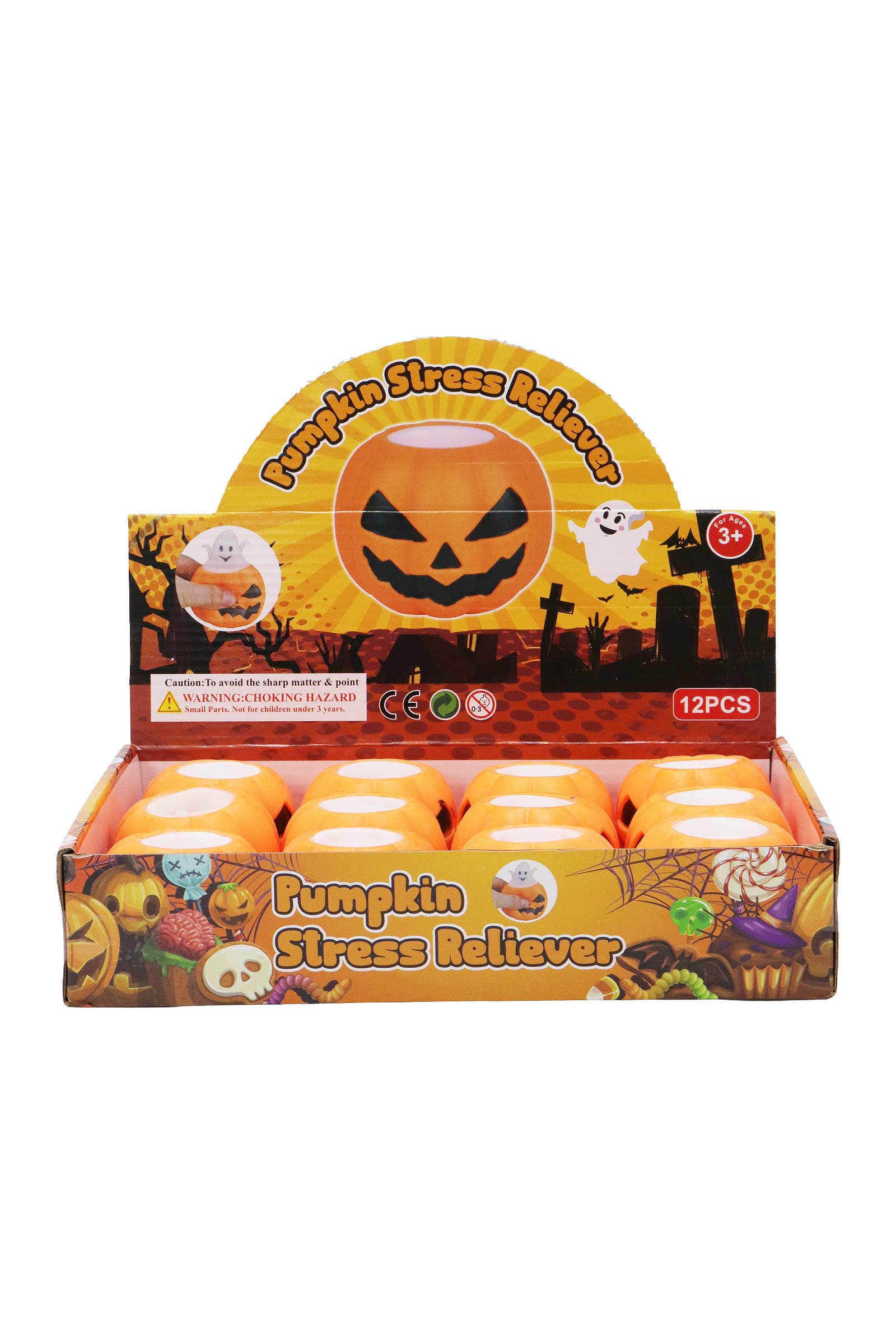Ghost Pumpkin Pop-up Halloween Squishy Toy