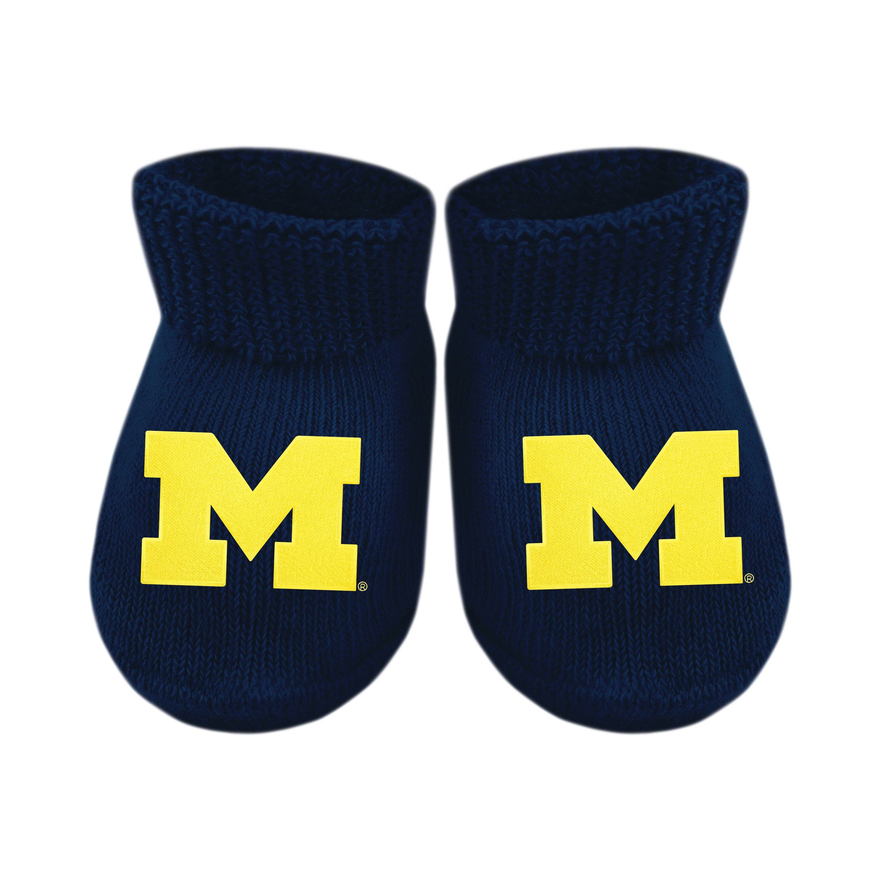Michigan Wolverines Newborn Bootie Sock
