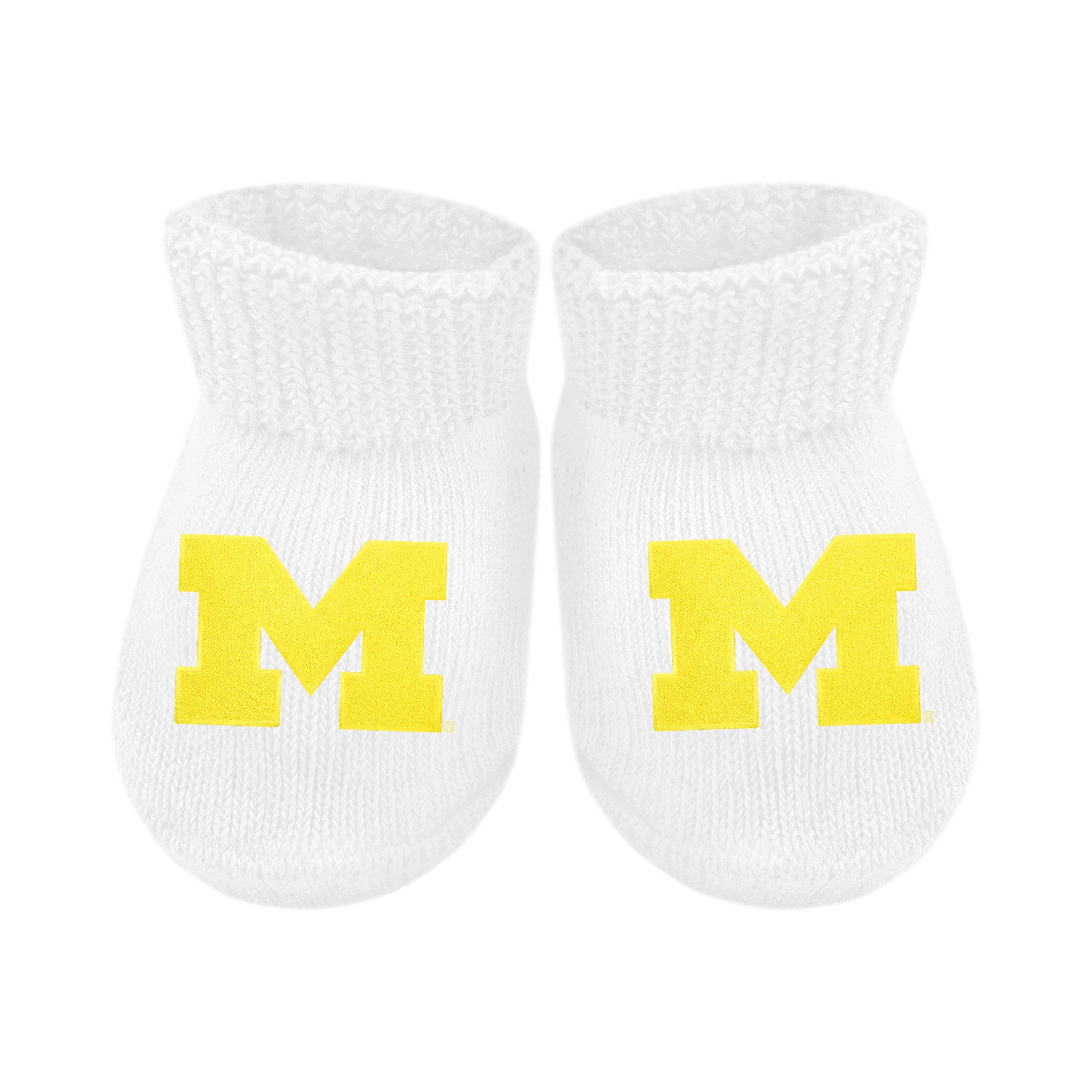 Michigan Wolverines Newborn Bootie Sock