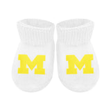 Michigan Wolverines Newborn Bootie Sock