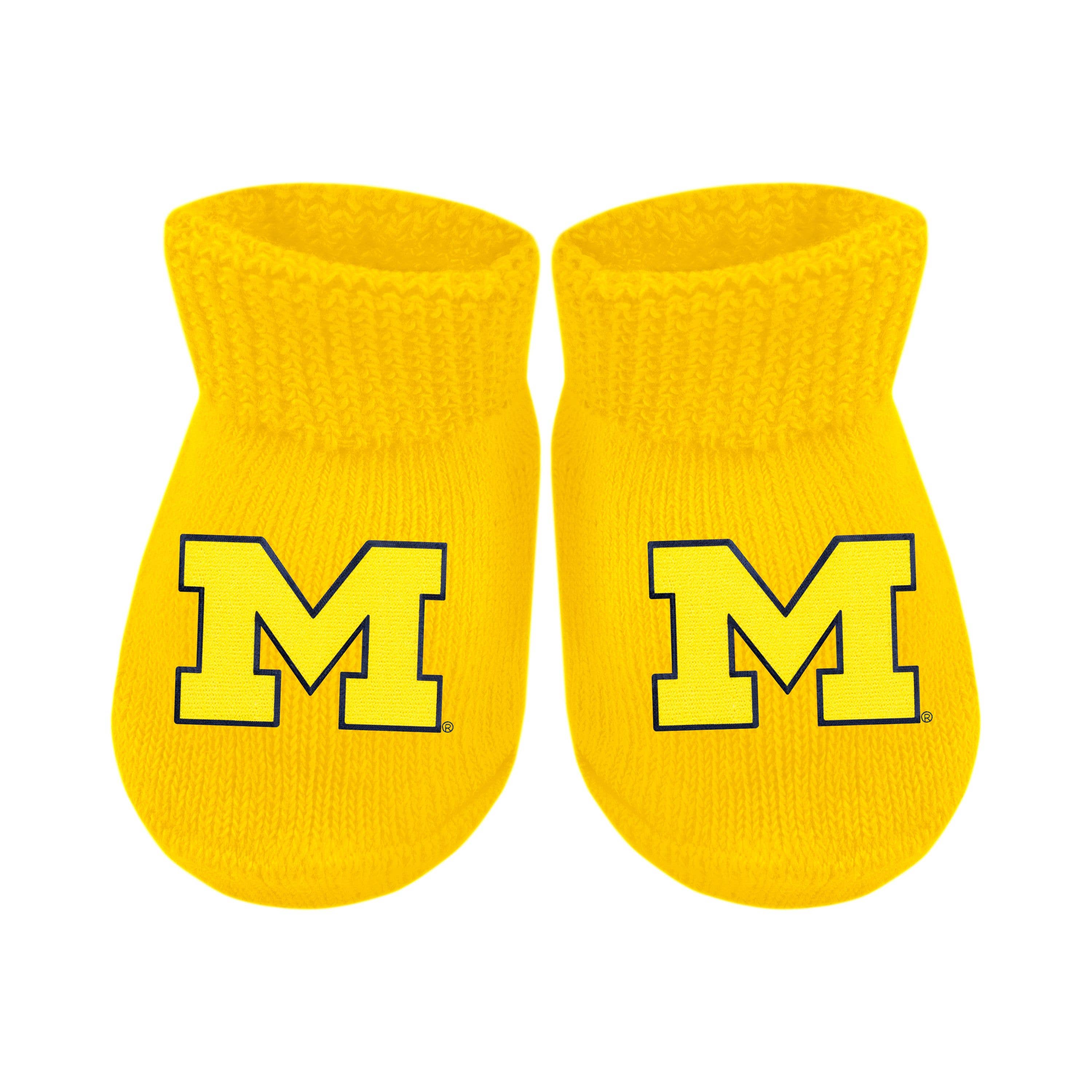 Michigan Wolverines Newborn Bootie Sock