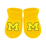 Michigan Wolverines Newborn Bootie Sock