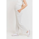 Straight Leg Maternity Terry Lounge Pants