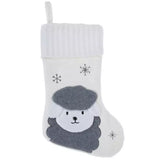 White & Gray Sheep Stocking 0reviews