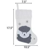 White & Gray Sheep Stocking 0reviews