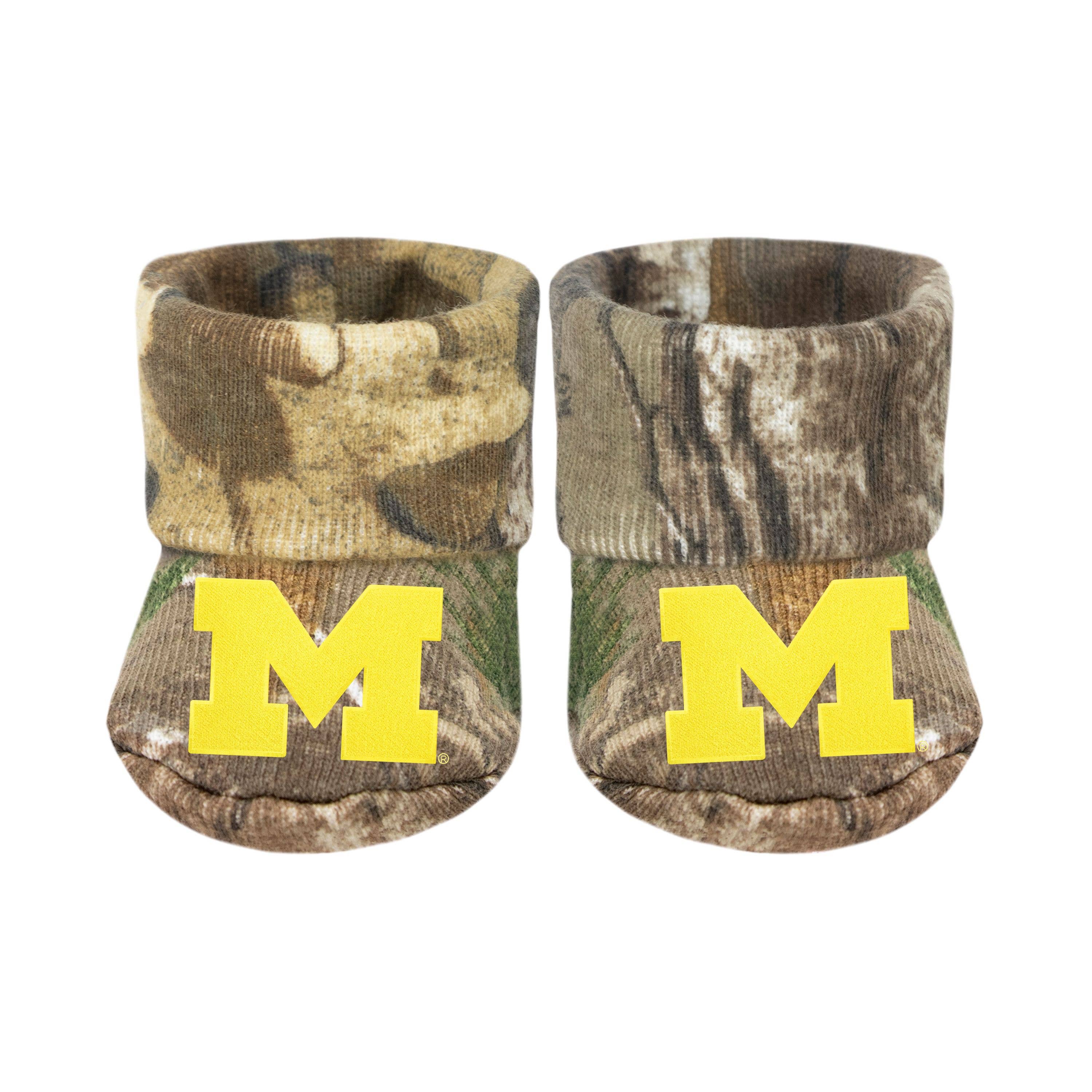 Michigan Wolverines Newborn Bootie Sock