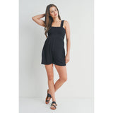 Ribbed Smocked Maternity Romper