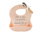 Mudpie- Silicone Bib And Spoon Set