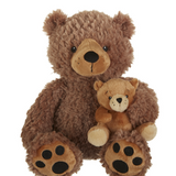 Baby Ganz- 14" Mama & Baby Bear
