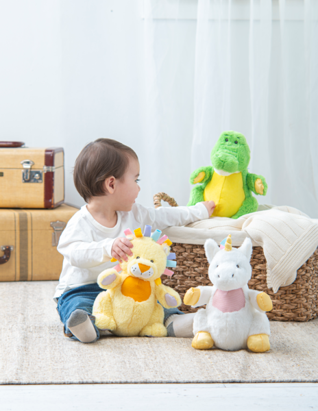 BABY GANZ | 9.5" Fiddles W/ Chime - Unicorn