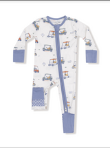 Zooming Golf Carts - 2 Way Zipper Romper