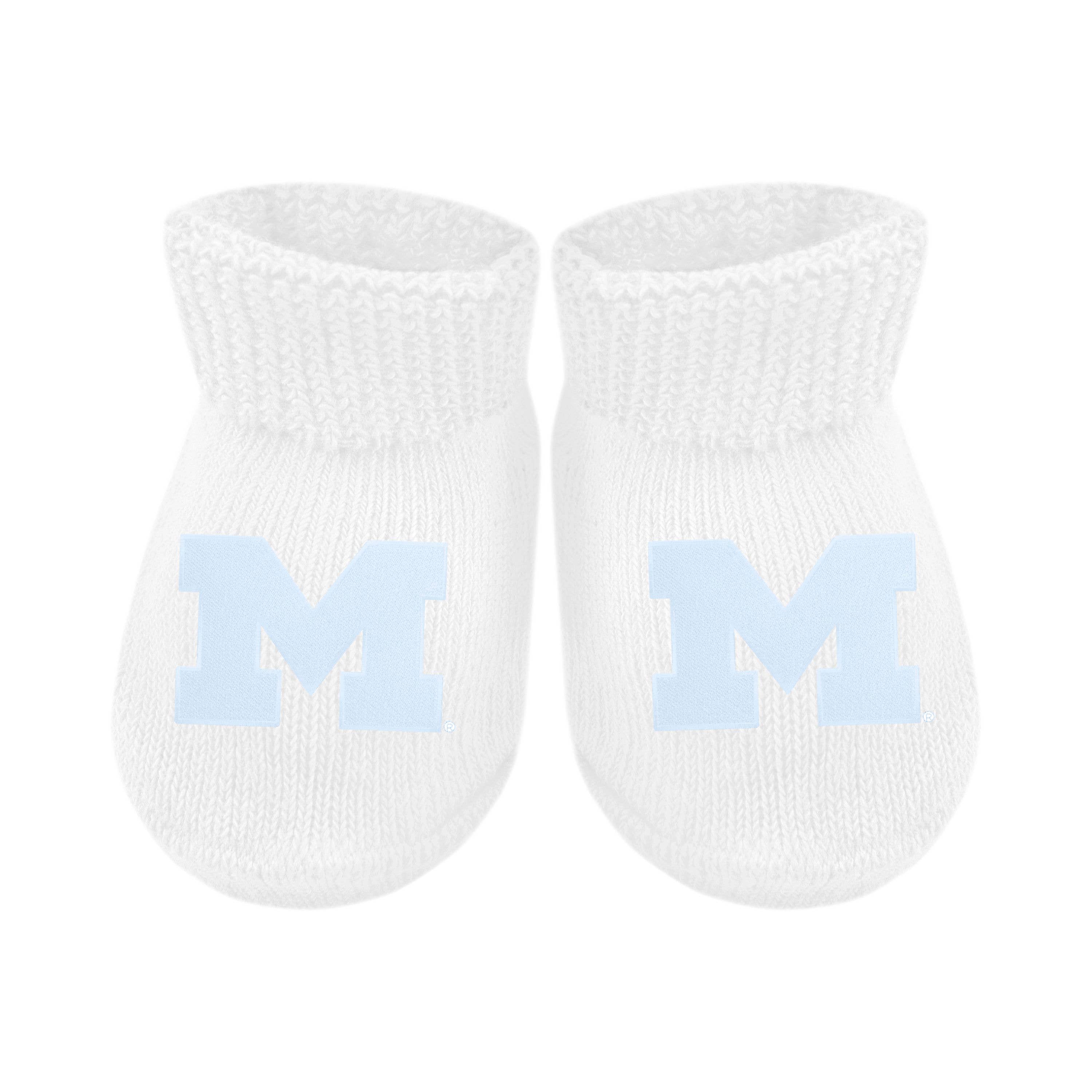 Michigan Wolverines Newborn Bootie Sock