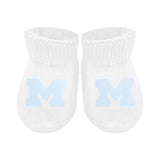 Michigan Wolverines Newborn Bootie Sock
