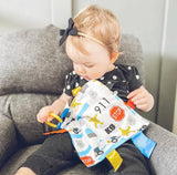 Police Rescue Crinkle Tag Square 8x8 Baby Teach @ Home Toy