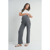 Straight Leg Maternity Terry Lounge Pants