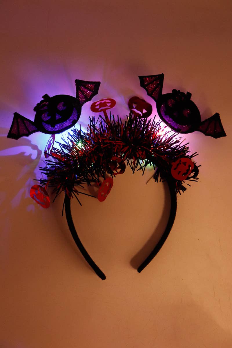 Halloween LED Flashing Light-Up Head Boppers