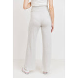 Straight Leg Maternity Terry Lounge Pants