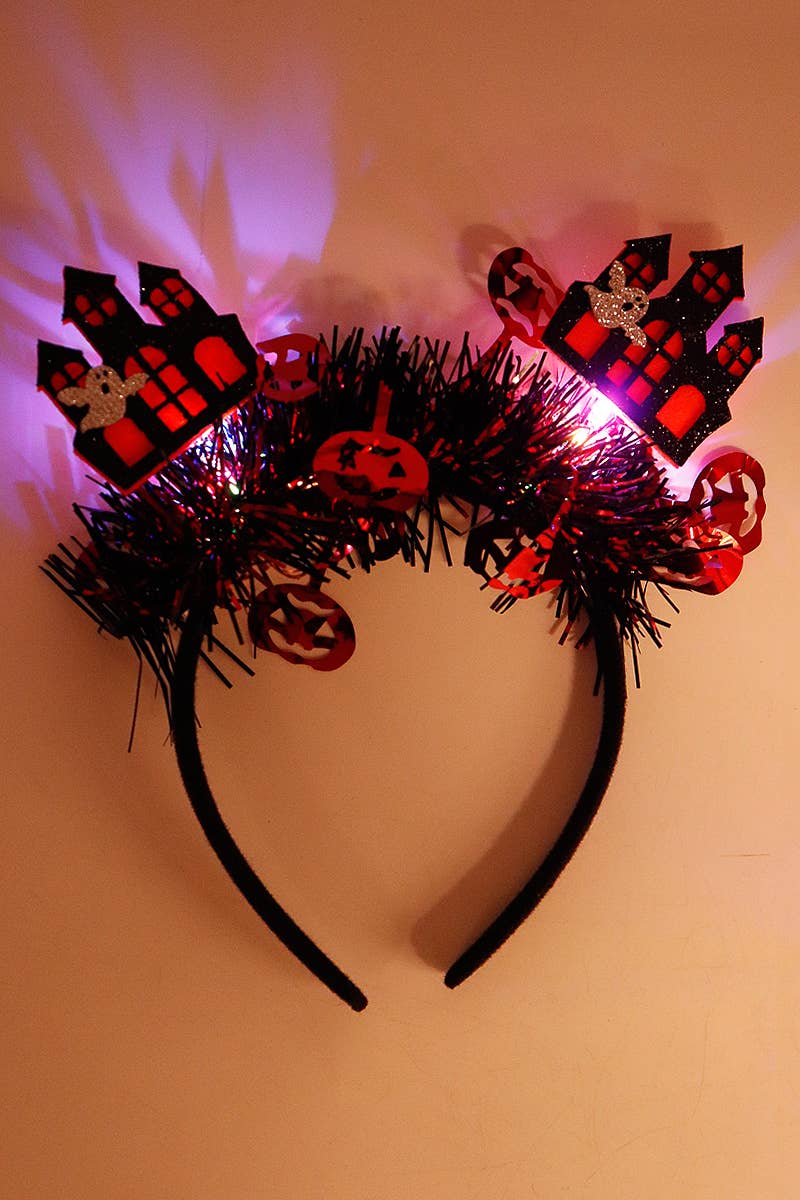 Halloween LED Flashing Light-Up Head Boppers