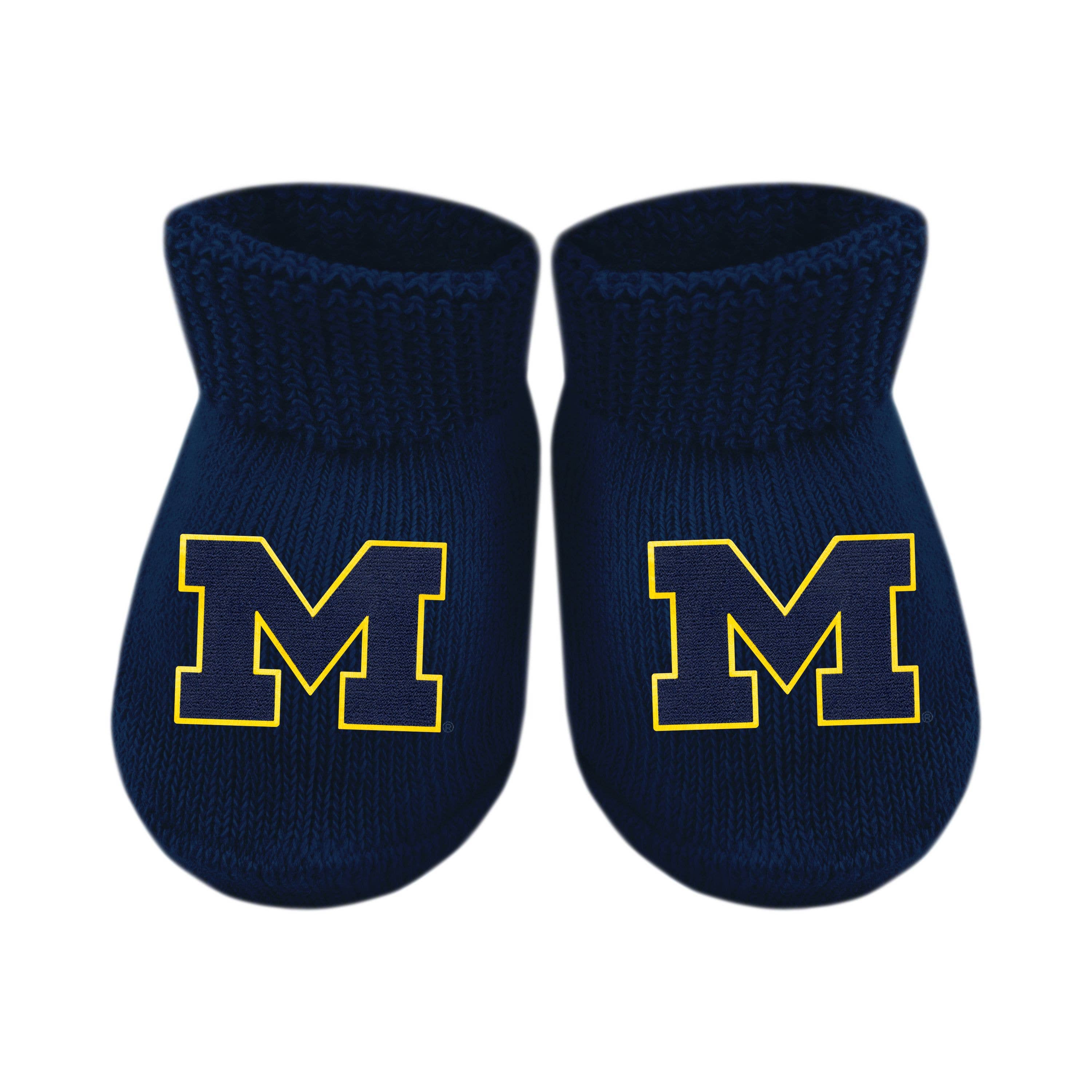 Michigan Wolverines Newborn Bootie Sock