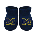 Michigan Wolverines Newborn Bootie Sock
