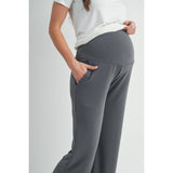Straight Leg Maternity Terry Lounge Pants