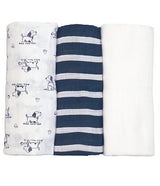 Little Me Puppy 3 Pack Swaddle Set