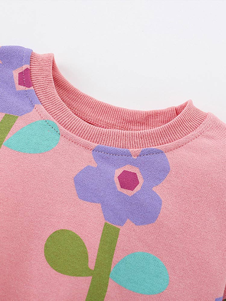 Find Peaks | Crew Sweatshirt - Flowers