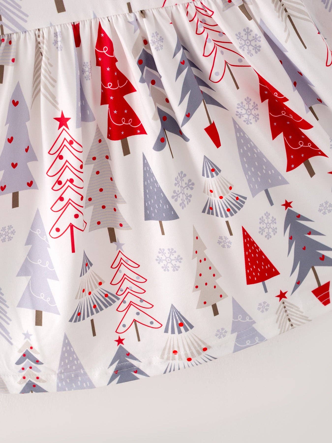 Christmas Tree Print Girls Dress