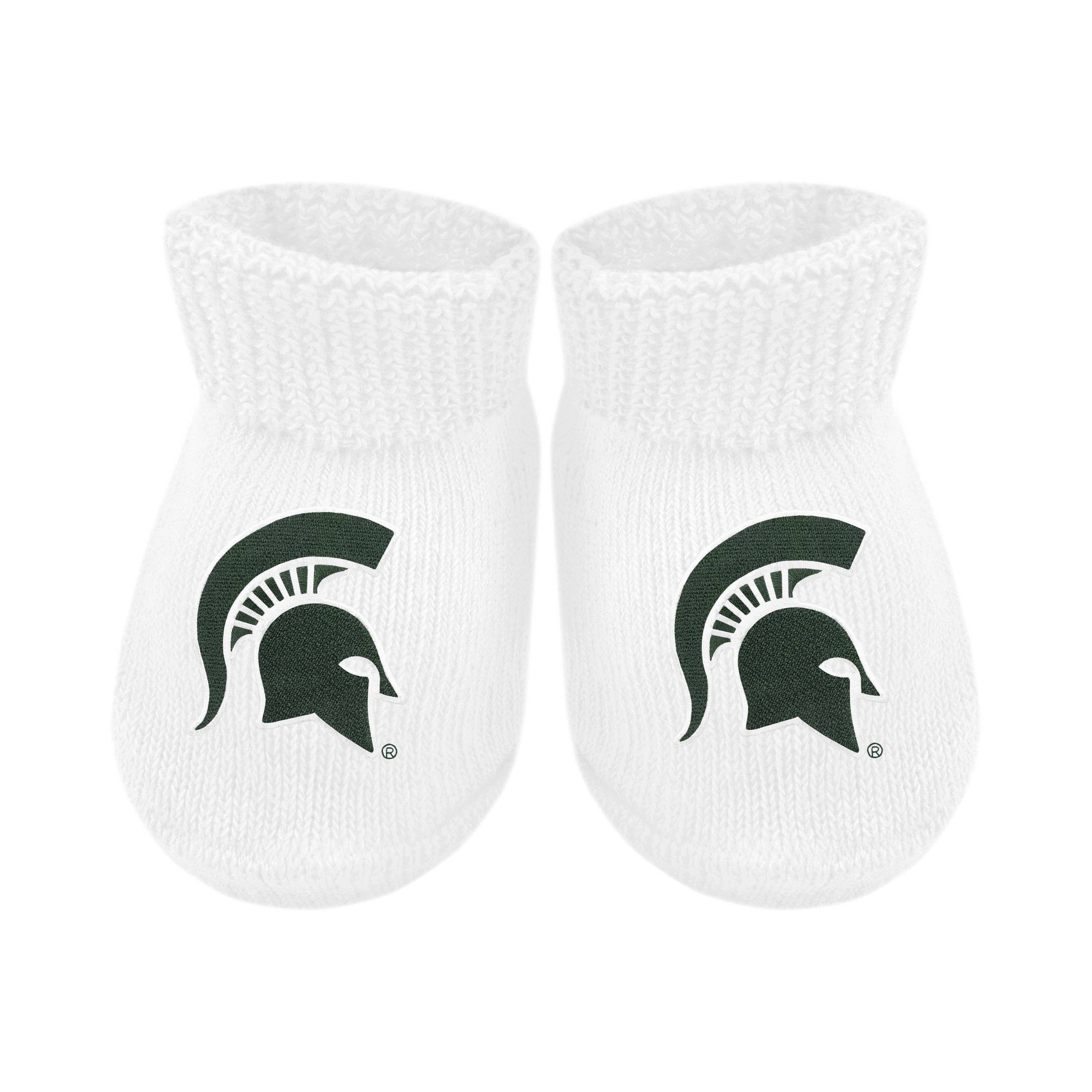 Michigan State Spartans Newborn Bootie Sock