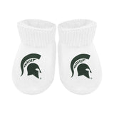 Michigan State Spartans Newborn Bootie Sock