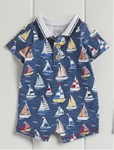 MUD PIE | Sailboat Shortall