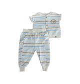 RABBIT + BEAR | 2Pc Short Sleeve Organic Lion Set