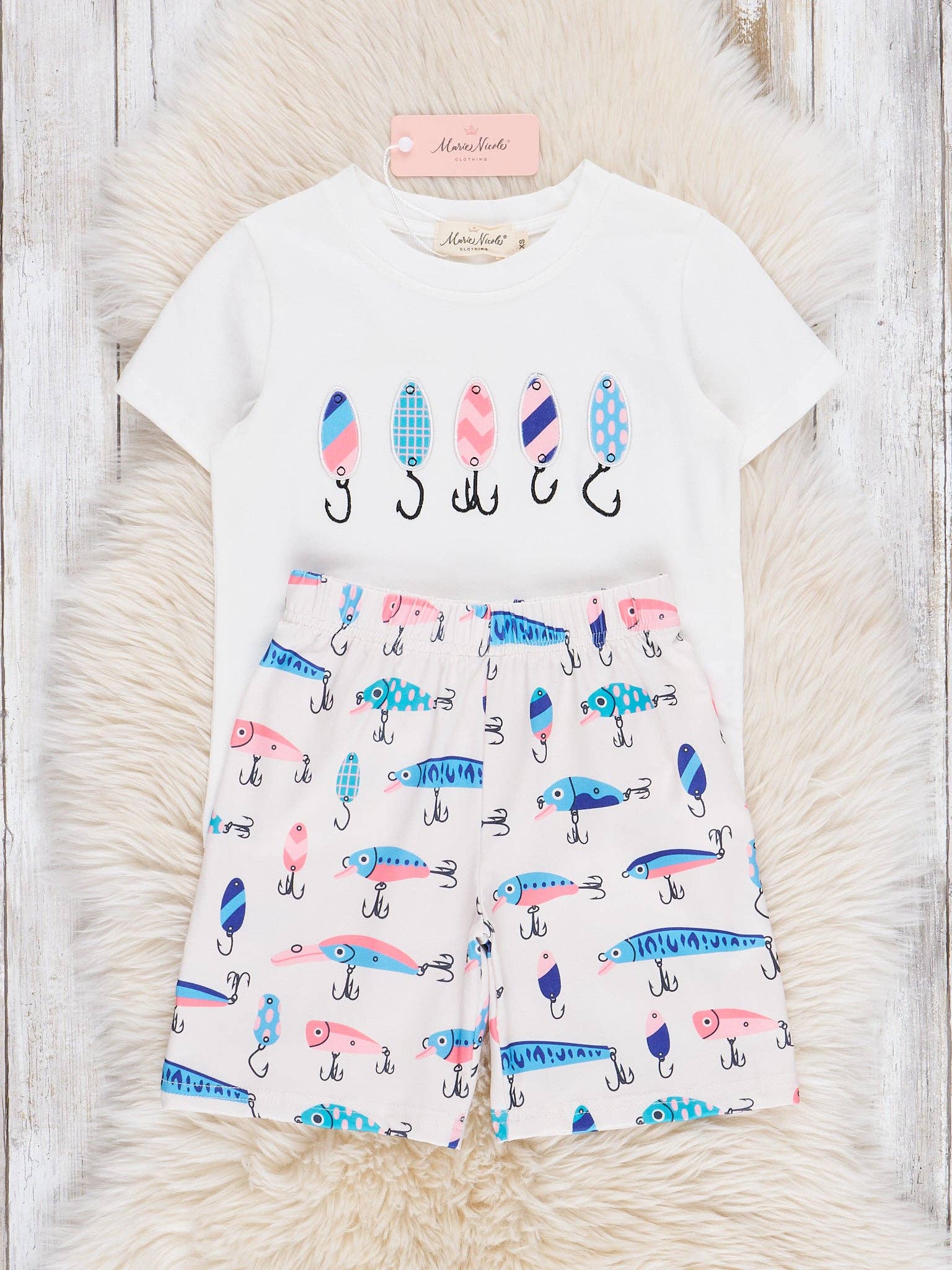 Fishing Lures Embroidered Outfit