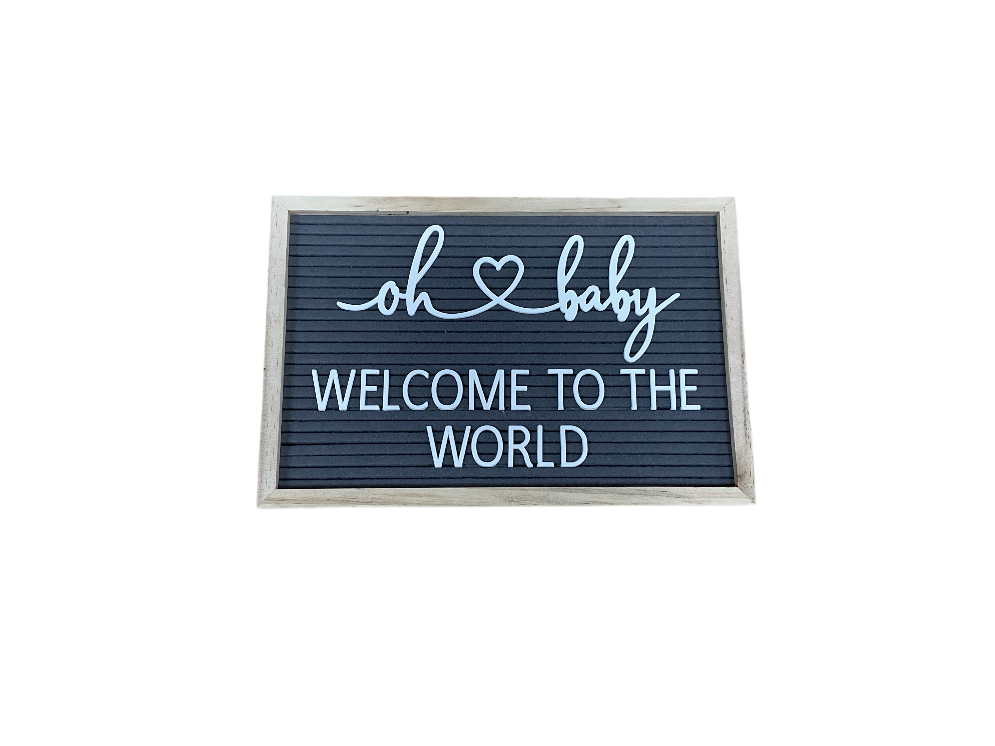 NURSERY SIGN | Oh Baby Welcome To The World