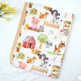 Farm Animal Minky Blanket