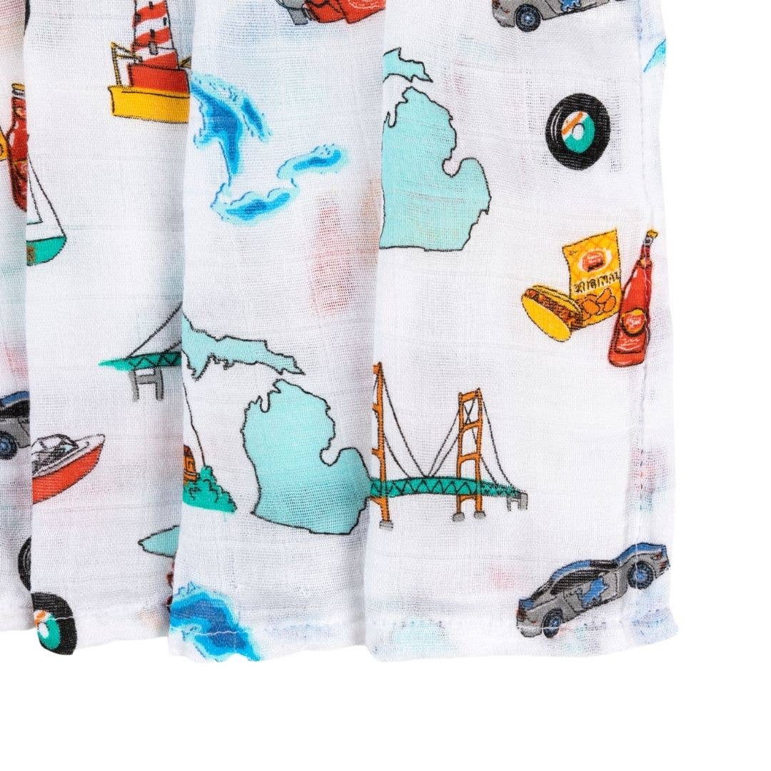 Michigan Baby Swaddle Blanket (Unisex)