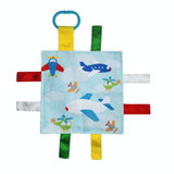 Airplanes Helicopter Crinkle Tag Square 8"x8”