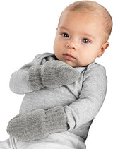 Baby Mitten -Heather Grey