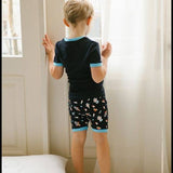 Space Boy Short Sleeve Pajama Set
