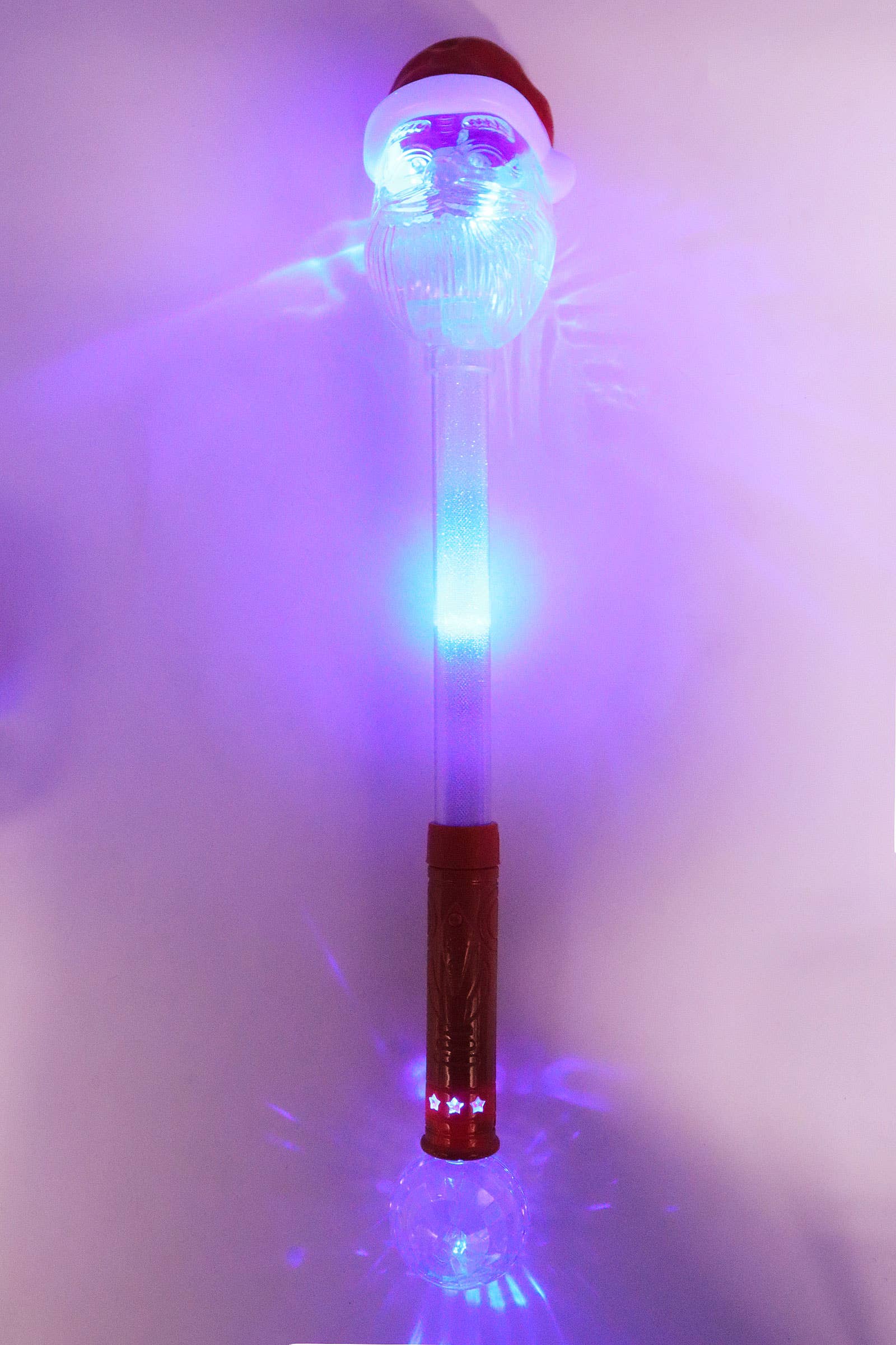 Christmas Santa Colorful Led Light-up Wand