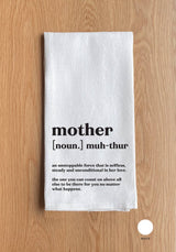 Mother definition White Kitchen Towel