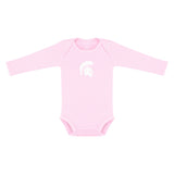 Michigan State Spartans Solid Infant Long Sleeve Bodysuit