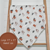 Life Is Better In Boots Muslin Swaddle Blanket