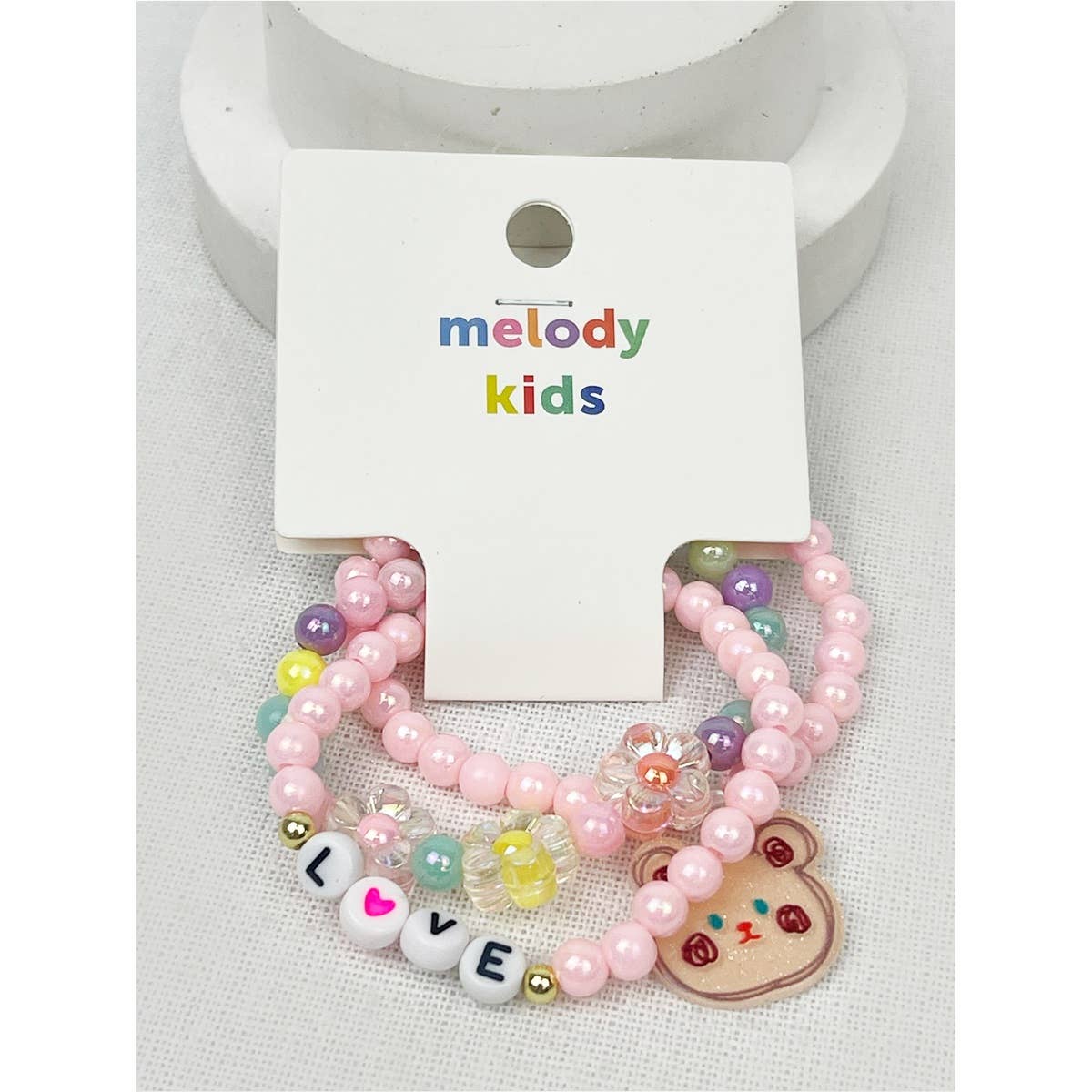 Love and Bear Layering Bracelet Set