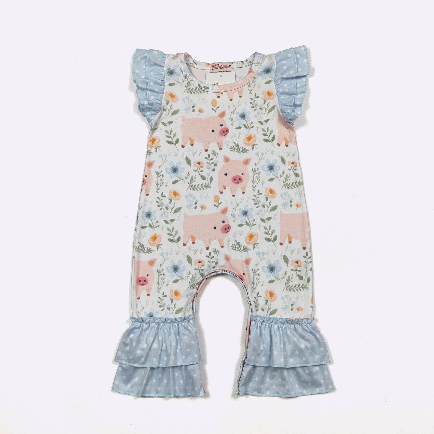 Piglet Petals Baby Romper