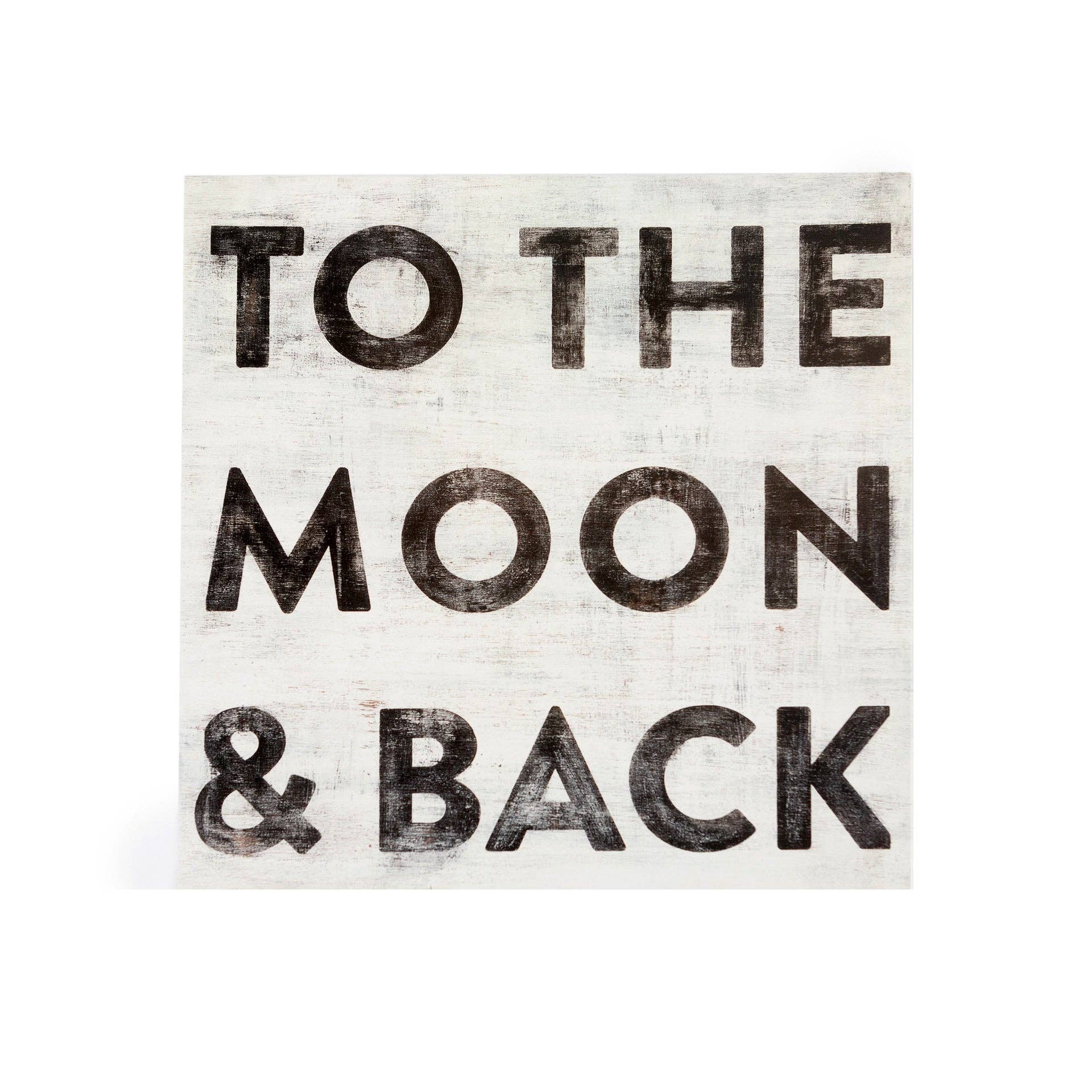 To The Moon & Back Art Poster