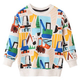 Find Peaks | Crew Sweatshirt - Colorful Construction