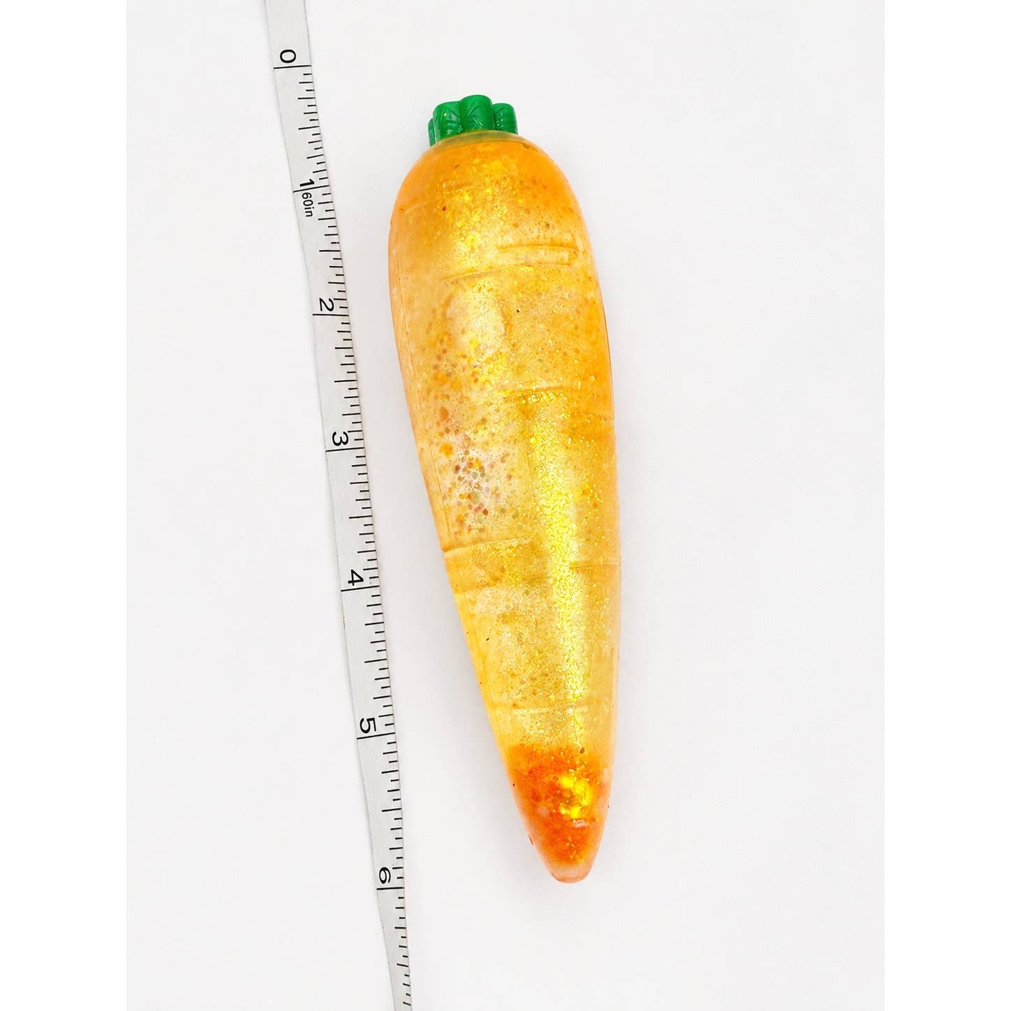 Glittered Maltose Carrot Squishy Toy