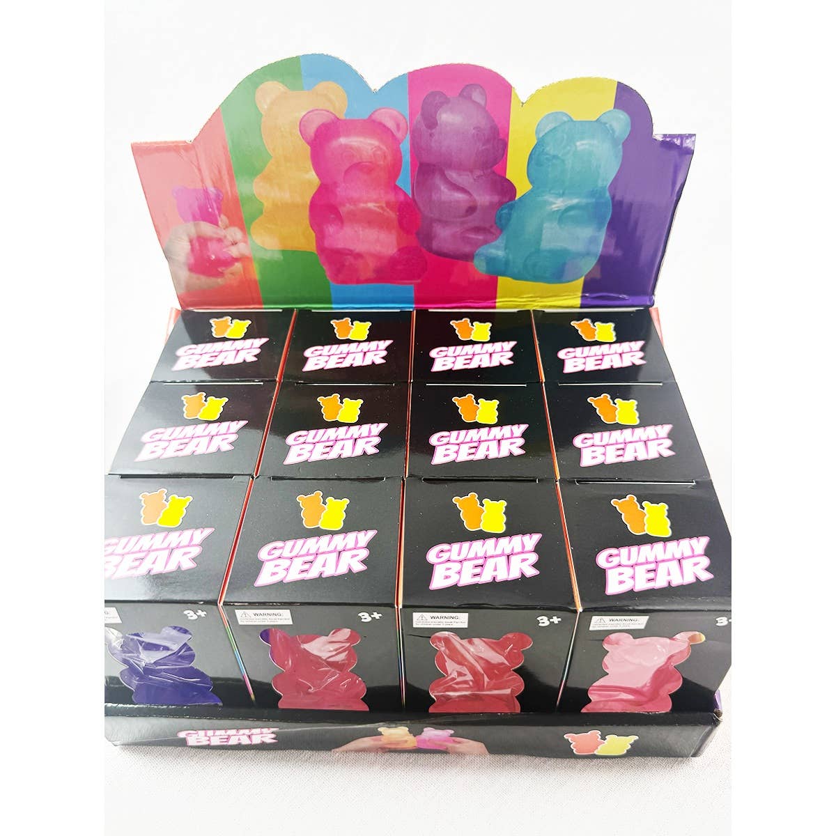 Large Solid Transparent Gummy Bear Squishy Toy